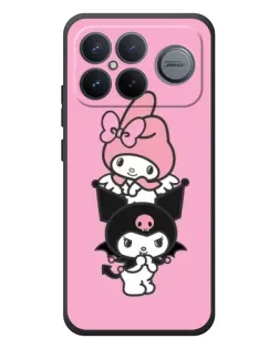 Чехол для Xiaomi Poco F8 Ultra с картинкой «My Melody и Kuromi» Чехол для Xiaomi Poco F8 Ultra с картинкой «My Melody и Kuromi»