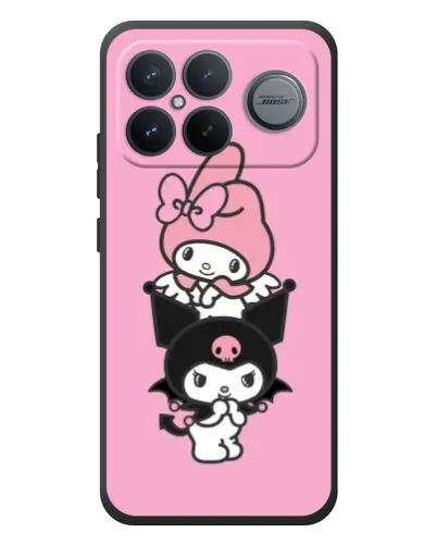 Чехол для Xiaomi Poco F8 Ultra с картинкой «My Melody и Kuromi»