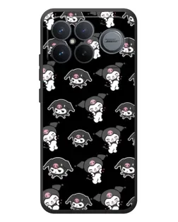 Чехол для Xiaomi Poco F8 Ultra с картинкой «Черный паттерн Kuromi» Чехол для Xiaomi Poco F8 Ultra с картинкой «Черный паттерн Kuromi»