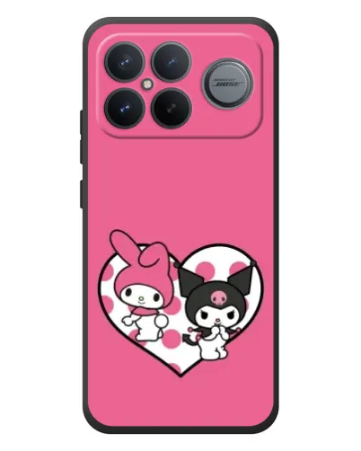 Чехол для Xiaomi Poco F8 Ultra с картинкой «Kuromi и My Melody»