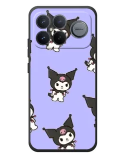 Чехол для Xiaomi Poco F8 Ultra с картинкой «Паттерн с Kuromi» Чехол для Xiaomi Poco F8 Ultra с картинкой «Паттерн с Kuromi»