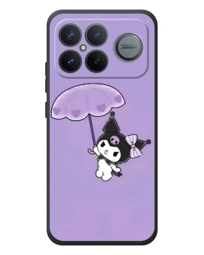 Чехол для Xiaomi Poco F8 Ultra с картинкой «Kuromi с зонтиком»