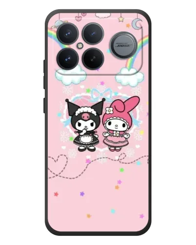 Чехол для Xiaomi Poco F8 Ultra с картинкой «My Melody и Kuromi»