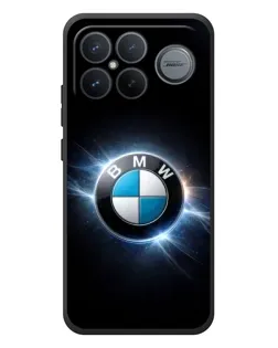 Чохол для Xiaomi Poco F8 Ultra з картинкою «BMW — неонове сяйво»