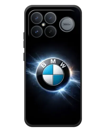 Чохол для Xiaomi Poco F8 Ultra з картинкою «BMW — неонове сяйво»