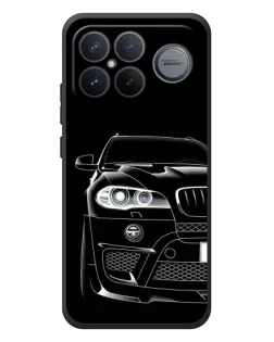 Чохол для Xiaomi Poco F8 Ultra з картинкою «Темний силует BMW»