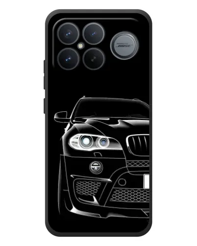 Чохол для Xiaomi Poco F8 Ultra з картинкою «Темний силует BMW»
