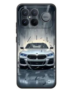 Чохол для Xiaomi Poco F8 Ultra з картинкою «BMW у світлі фар»