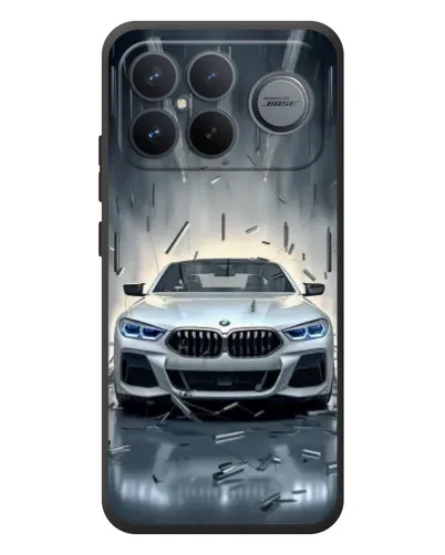 Чохол для Xiaomi Poco F8 Ultra з картинкою «BMW у світлі фар»