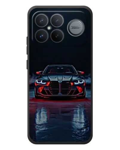 Чохол для Xiaomi Poco F8 Ultra з картинкою «BMW на мокрій дорозі»