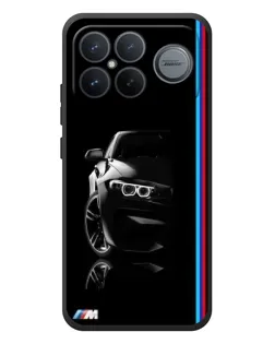 Чохол для Xiaomi Poco F8 Ultra з картинкою «Силует BMW в темряві»