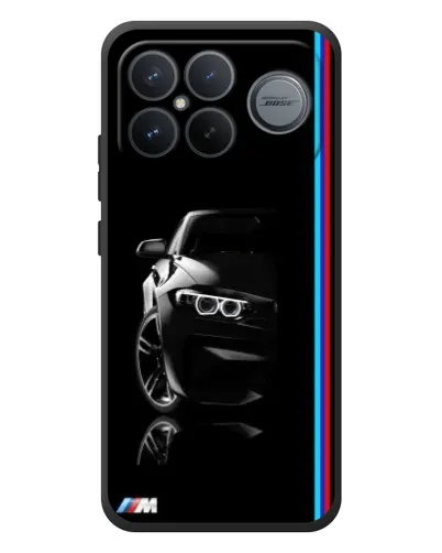 Чохол для Xiaomi Poco F8 Ultra з картинкою «Силует BMW в темряві»