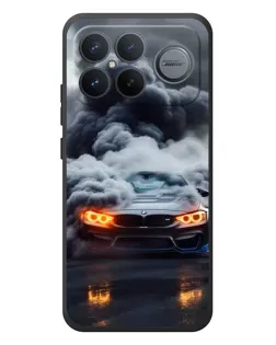 Чохол для Xiaomi Poco F8 Ultra з картинкою «BMW у диму»