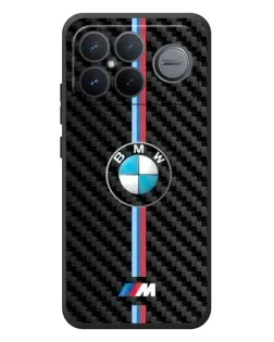 Чохол для Xiaomi Poco F8 Ultra з картинкою «Емблема BMW та карбон»