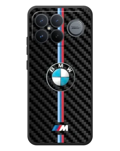 Чохол для Xiaomi Poco F8 Ultra з картинкою «Емблема BMW та карбон»