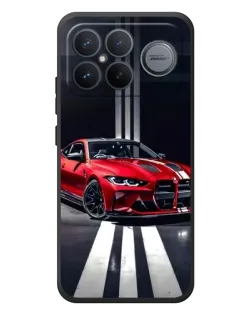 Чохол для Xiaomi Poco F8 Ultra з картинкою «Червона BMW на дорозі»