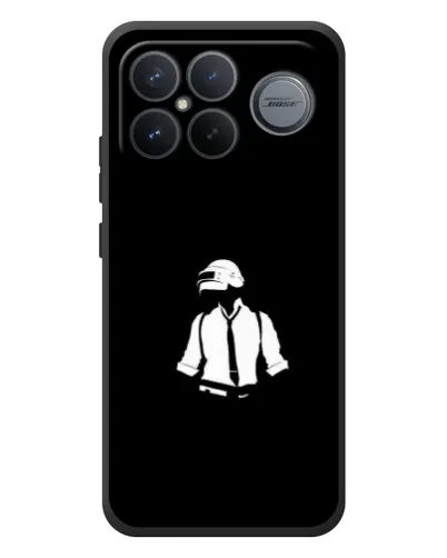 Чехол для Xiaomi Poco F8 Ultra с картинкой «PUBG — белый шлем» Чехол для Xiaomi Poco F8 Ultra с картинкой «PUBG — белый шлем»