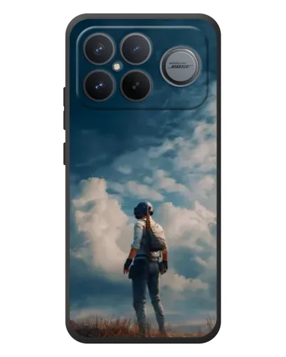Чехол для Xiaomi Poco F8 Ultra с картинкой «Герой PUBG на скале» Чехол для Xiaomi Poco F8 Ultra с картинкой «Герой PUBG на скале»