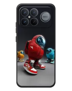 Чохол для Xiaomi Poco F8 Ultra з картинкою «Among Us — 3D стиль»
