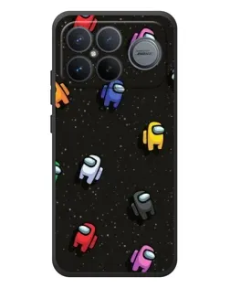 Чохол для Xiaomi Poco F8 Ultra з картинкою «Космічний патерн Among Us»