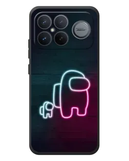 Чехол для Xiaomi Poco F8 Ultra с картинкой «Among Us неон-арт» Чехол для Xiaomi Poco F8 Ultra с картинкой «Among Us неон-арт»