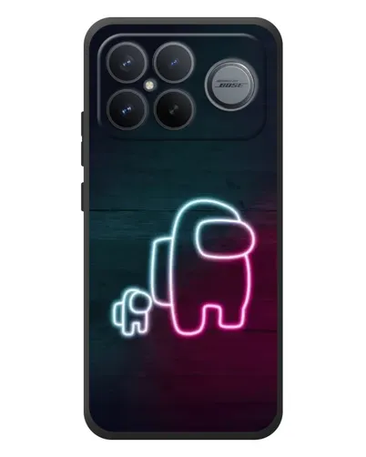Чехол для Xiaomi Poco F8 Ultra с картинкой «Among Us неон-арт» Чехол для Xiaomi Poco F8 Ultra с картинкой «Among Us неон-арт»
