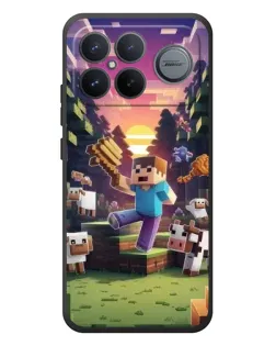 Чохол для Xiaomi Poco F8 Ultra з картинкою «Стів на фермі» Чохол для Xiaomi Poco F8 Ultra з картинкою «Стів на фермі»