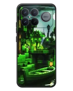 Чохол для Xiaomi Poco F8 Ultra з картинкою «Minecraft лісовий пейзаж»