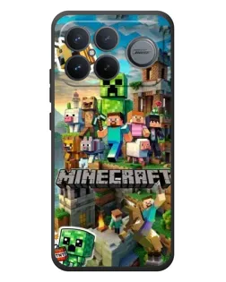 Чохол для Xiaomi Poco F8 Ultra з картинкою «Замок Minecraft»