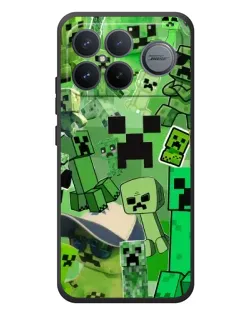 Чохол для Xiaomi Poco F8 Ultra з картинкою «Кріпери Minecraft»