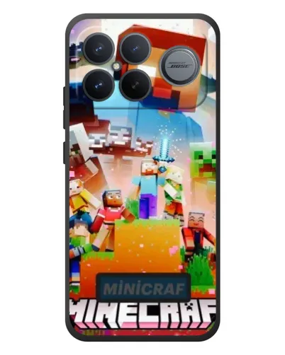 Чехол для Xiaomi Poco F8 Ultra с картинкой «Minecraft герои игры»