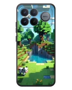 Чехол для Xiaomi Poco F8 Ultra с картинкой «Minecraft летний день»