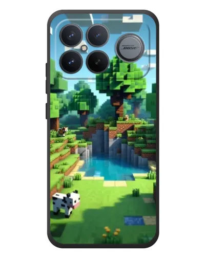 Чехол для Xiaomi Poco F8 Ultra с картинкой «Minecraft летний день»