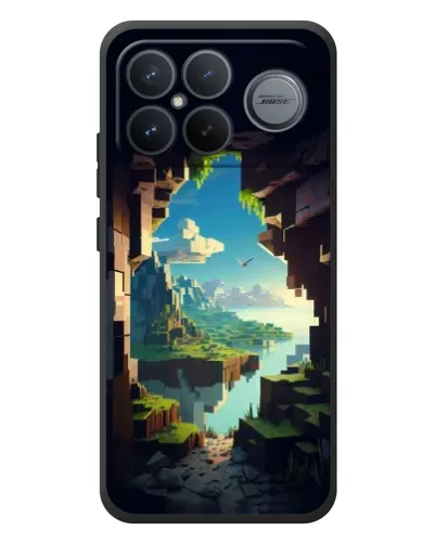 Чехол для Xiaomi Poco F8 Ultra с картинкой «Вид из пещеры»