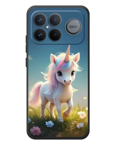 Чехол для Xiaomi Poco F8 Ultra с картинкой «Единорог на поляне» Чехол для Xiaomi Poco F8 Ultra с картинкой «Единорог на поляне»