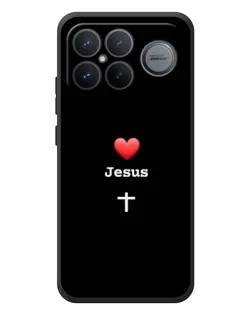 Чехол для Xiaomi Poco F8 Ultra с картинкой «Сердце - Jesus» Чехол для Xiaomi Poco F8 Ultra с картинкой «Сердце - Jesus»