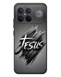Чехол для Xiaomi Poco F8 Ultra с картинкой «Надпись Jesus Graffiti»