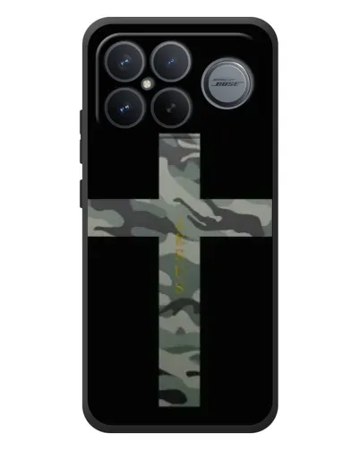 Чехол для Xiaomi Poco F8 Ultra с картинкой «Милитари Крест»