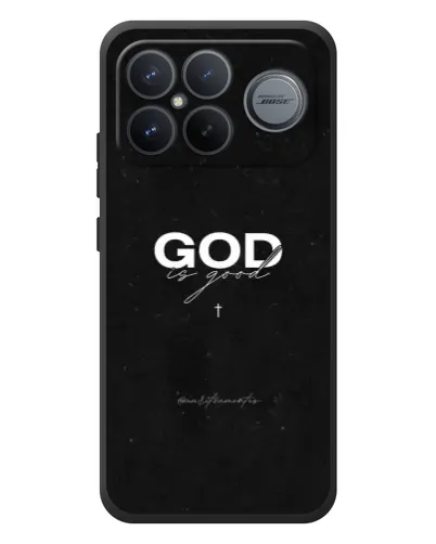 Чехол для Xiaomi Poco F8 Ultra с картинкой «GOD — Бог над всем»