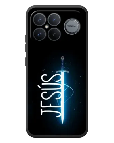Чехол для Xiaomi Poco F8 Ultra с картинкой «Меч Духа Jesus»