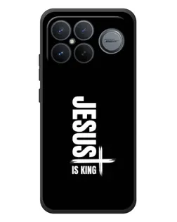 Чехол для Xiaomi Poco F8 Ultra с картинкой «Вертикаль веры Jesus»