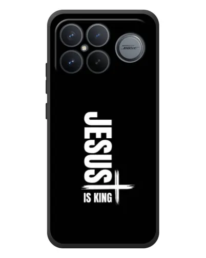 Чехол для Xiaomi Poco F8 Ultra с картинкой «Вертикаль веры Jesus»
