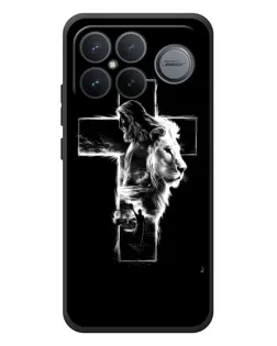 Чехол для Xiaomi Poco F8 Ultra с картинкой «Сияющий крест Jesus»