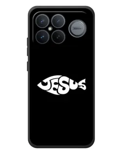 Чехол для Xiaomi Poco F8 Ultra с картинкой «Рыба Jesus»