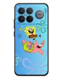 Чехол для Xiaomi Poco F8 Ultra с картинкой «Спанч Боб и Патрик»