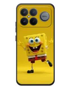 Чехол для Xiaomi Poco F8 Ultra с картинкой «Позитивный Губка Боб»