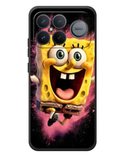 Чехол для Xiaomi Poco F8 Ultra с картинкой «Взрывной Спанч Боб»