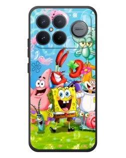 Чехол для Xiaomi Poco F8 Ultra с картинкой «Губка Боб и друзья»