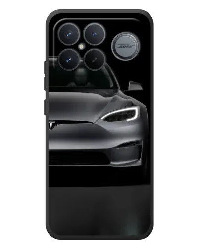 Чехол для Xiaomi Poco F8 Ultra с картинкой «Tesla Model S Look»