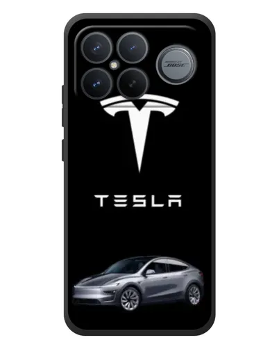Чехол для Xiaomi Poco F8 Ultra с картинкой «Tesla Model Y»